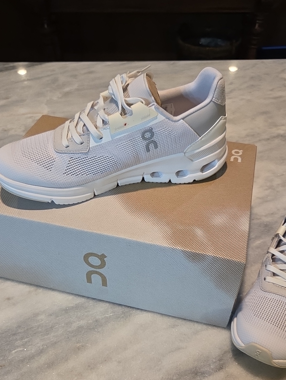 On Cloud Cloudrift Running Women’s White Mesh Sneakers Lightweight NWT